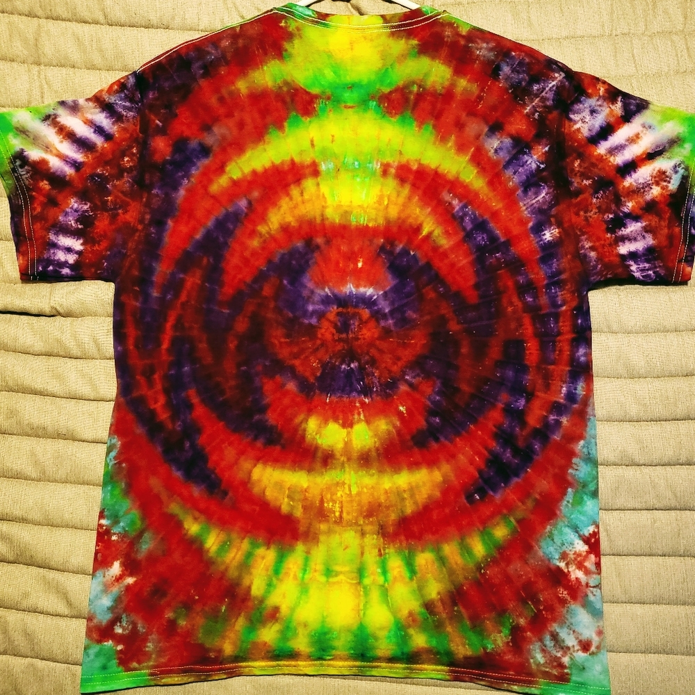 Hand-made tie-dye T-shirt